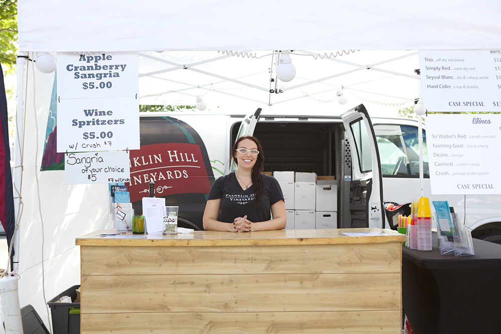 Forks Community Days Stage Beer and Wine Tent